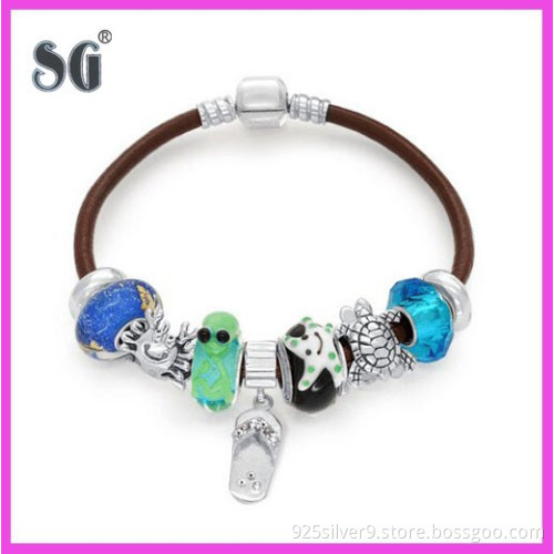 Factory Direct Sale Sterling Silver Jewelry Nautical Animals Treasures Of The Sea Charm Bracelets